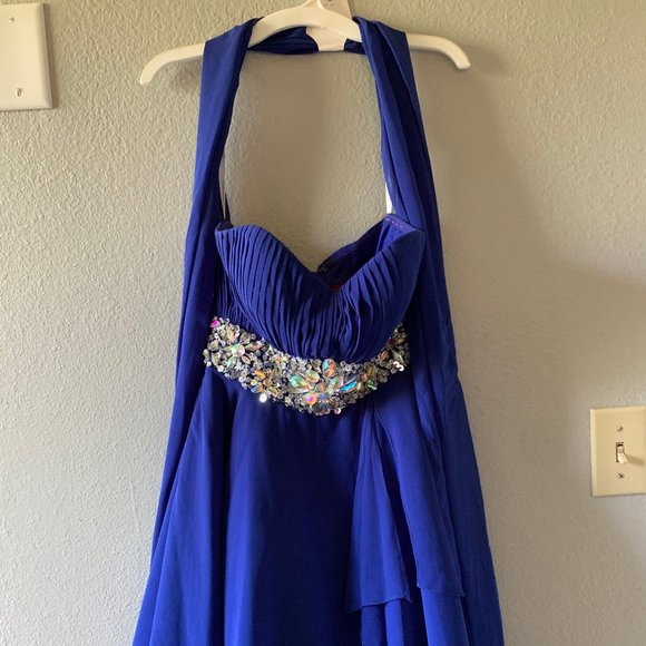 royal blue cocktail dress under $50